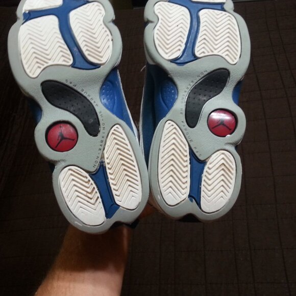 Jordan 13 Shoes Sneakers 2Y / 2 Youth Basketball Ble White Gray Boys - Picture 11 of 14